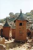 Grenier  Mill dans le pays Dogon / Mil granary in Dogon country